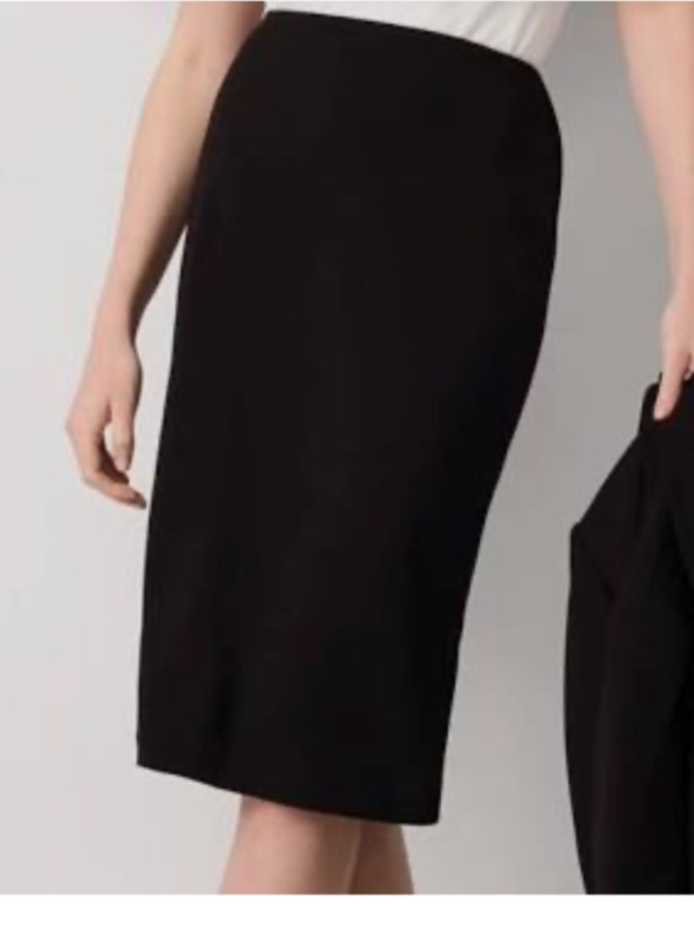White House Black Market Black Straight Pencil Skirt, Size 6
